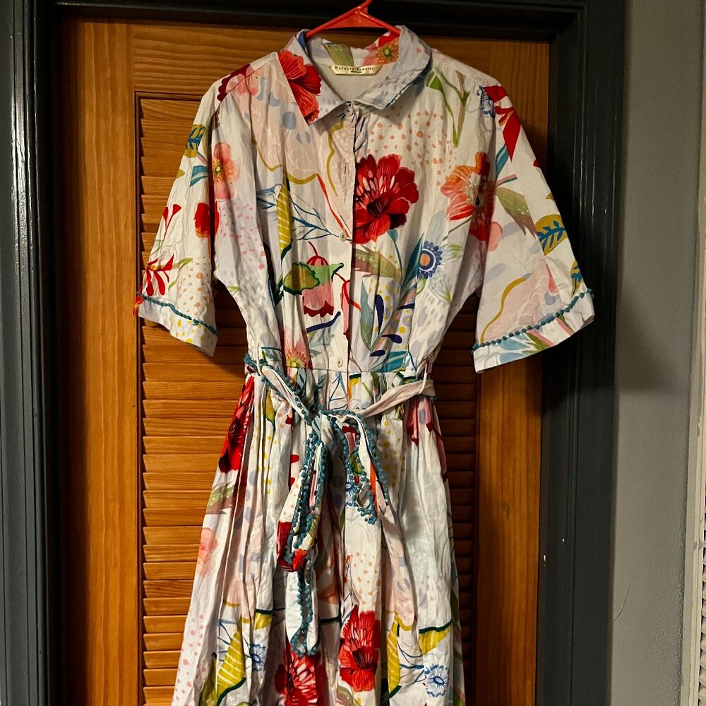 Eshaki Shirt Dress with Pretty Detail